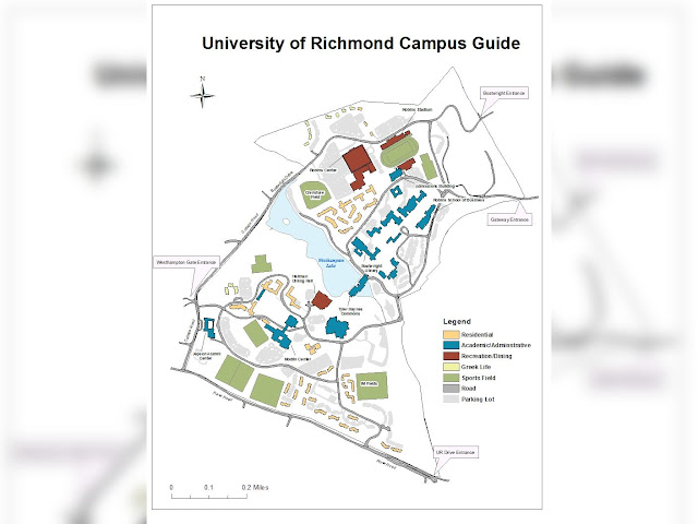 University Of Richmond Campus Map