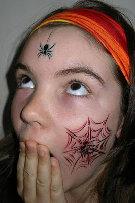 Web Spider Airbrush Tattoos