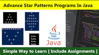 Advanced Level Star Pattern Programs In Java
