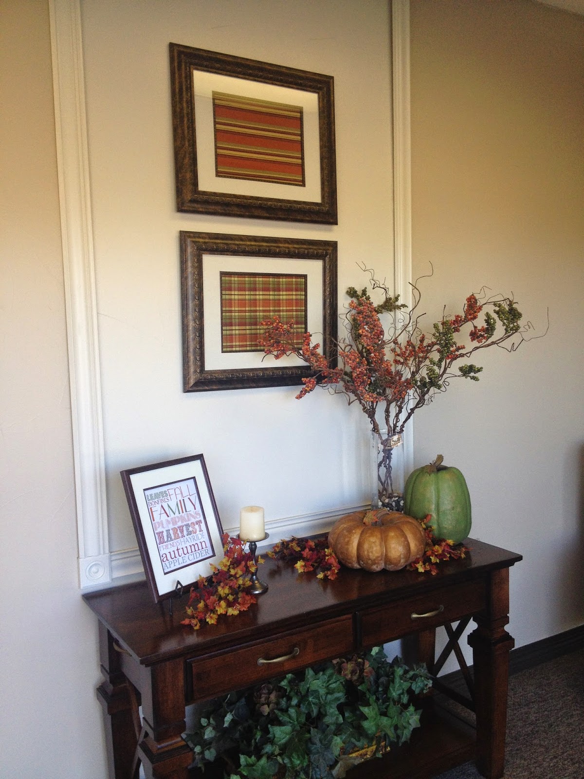 A Pastors Wifes Perspective Simple Fall Decor For Your Church Foyer
