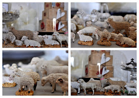 collection de moutons de crèche