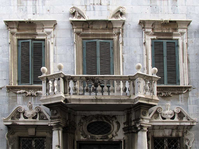 Palazzo delle Colonne di marmo, Palace of the Marble Columns, via Borra, Livorno