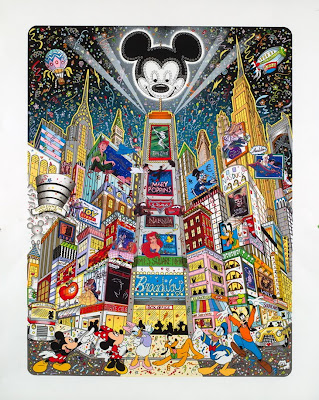 Disney Pop Art, Pop Art,  Charles Fazzino, Charles Fazzino 3-D Disney Pop Art