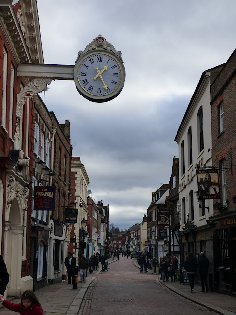 View down Rochester High Street, Kent