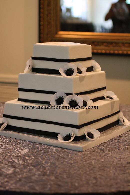 Black and white is a classic color scheme and brides are using it more on