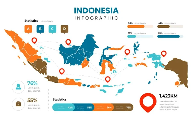 Gambar Peta Indonesia 34 Provinsi