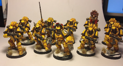 Pre-Heresy Imperial Fists Tactical Squad