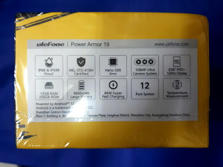 Hape Outdoor Ulefone Power Armor 19 4G LTE RAM 12/256 Camera 108MP NFC Thermometer 9600mAh