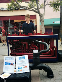 Rimba Tubes Street Musician at 3rd street Promenade, Santa Monica