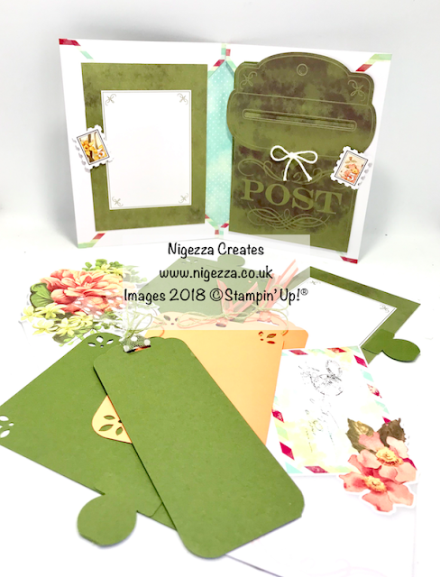 Mini Album From Stampin' Up! FREE Card Kit Precious Parcel Nigezza Creates