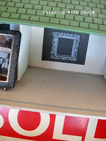 Chipping with Charm: Repurposed Dollhouse Shelf...http://www.chippingwithcharm.blogspot.com/