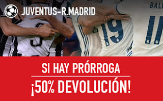 sportium Juventus vs Real Madrid devolucion 3 junio