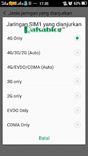 Cara mengaktifkan atau setting jaringan  √ Cara Mengaktifkan Jaringan 4G Only di Android
