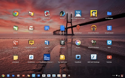 Tampilan Chrome OS
