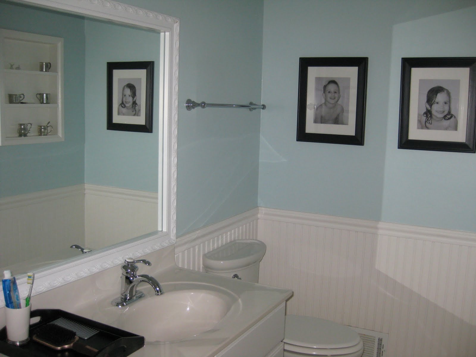 bathroom shower remodels An Inch of Gray Blog Bathroom Makeover