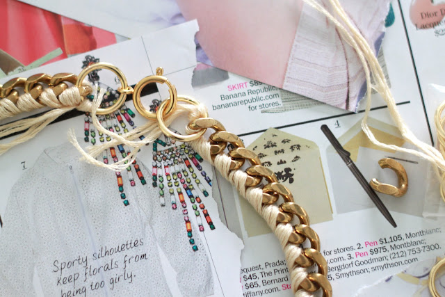 DIY Aurelie Bidermann Inspired Chain Necklace