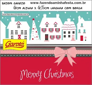 Retro Christmas: Free Printable Candy Bar Labels.