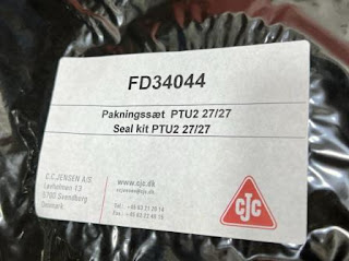 CJC Seal kit PTU2 27/27 CJC FD34044 C.C.JENSEN A/S Qty6 New