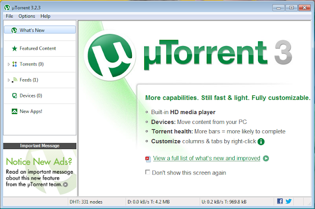 uTorrent 3.2.3 Full Version