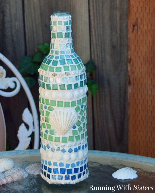 Beach Bottle Mosaic Bottles