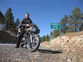 continental divide, new mexico, sign, motorcycle trip, ride