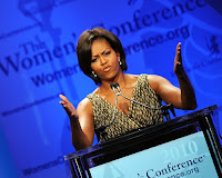 Michelle Obama and Maria Shriver at the Maria Shriver Women's Conference 2010