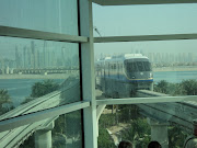 A Ride on the Monorail Train in the Palm, Dubai (dsc )