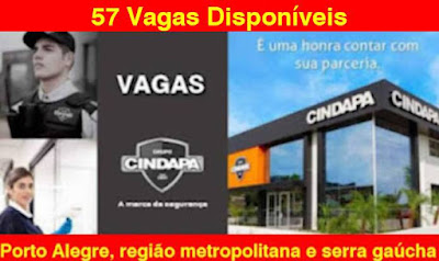 Cindapa abre 57 vagas para Limpeza, Porteiros e outras em Porto Alegre, região metropolitana e Serra