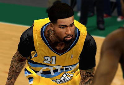 NBA 2K13 Wilson Chandler Cyberface Patch