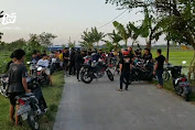 Polres Ngawi Bubarkan Balap Liar, Puluhan Motor Diamankan