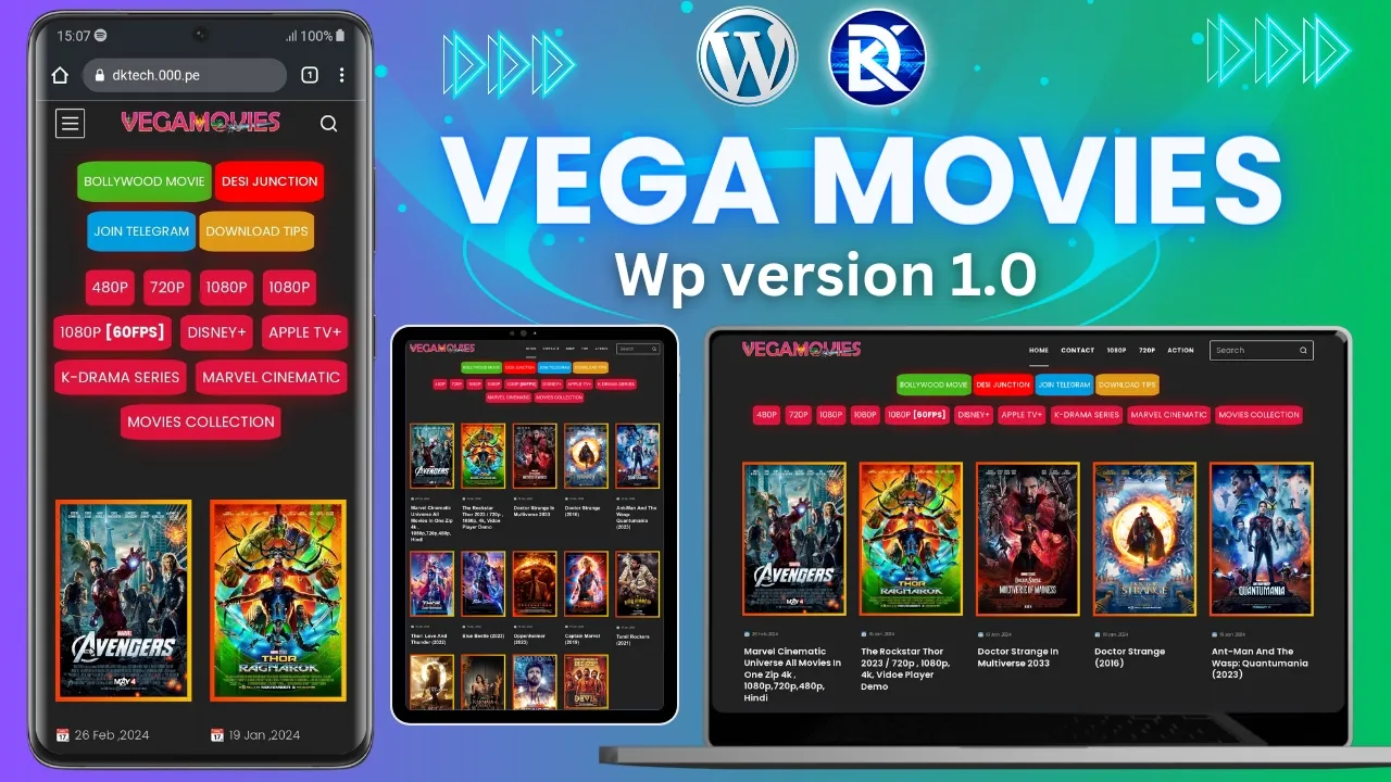 Vegamovies WordPress Theme v1.0 for best blogging experience