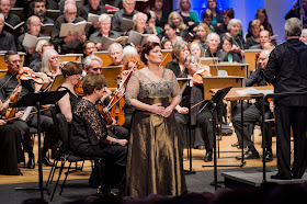 Sally Silver, with Andrew Greenwood and Chelsea Opera Group in Verdi's Il Trovatore - photo Robert Workman