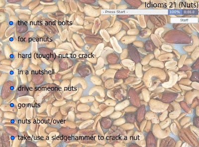 CLIL EFL ESL ELL ELT ESOL TEFL Resources, Games & Activities: Nuts Idioms