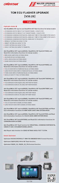 OBDSTAR DC706 Adds Hyundai Kia SIM2K240 SIM2K305 SIM2K241