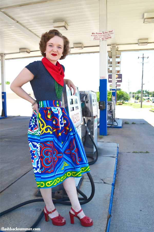 Flashback Summer: Egyptian Ramadan Fabric Skirt