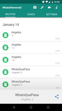  Akhirnya aplikasi resmi dari developer ternama dan juga populer ialah WhatsApp Inc WhatsRemoved APK v3.3.3 for Android Latest Version 2018 Gratis