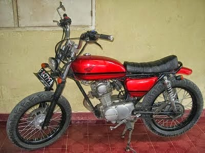 Modifikasi motor honda CB 100 jap style keren terbaru