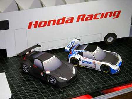 2011 Honda HSV-010 GT Papercraft