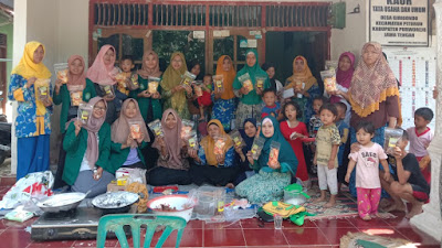 Mahasiswa KKN STAINU Purworejo Kembangkan Ide Kreatif Kepada Ibu PKK Desa Girigondo