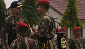 Putera Mahkota Brunei Dianugerahi Brevet Komando