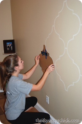 DIY wall stencil