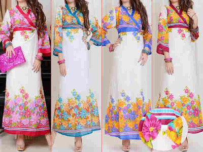 Maxi Dress Kimono Kode DN-528