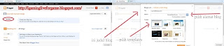 Buat Blog dan pilih judul,alamat dan template blog | IGM