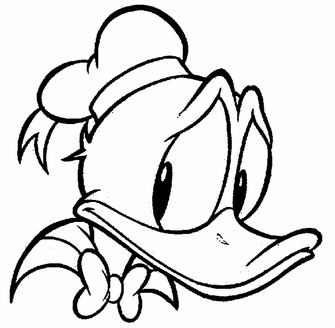 Baby Duck Coloring Pages