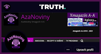 AzaNoviny Truth Social (Profil)