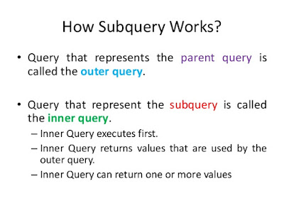 Difference between correlated and noncorrelated suquery