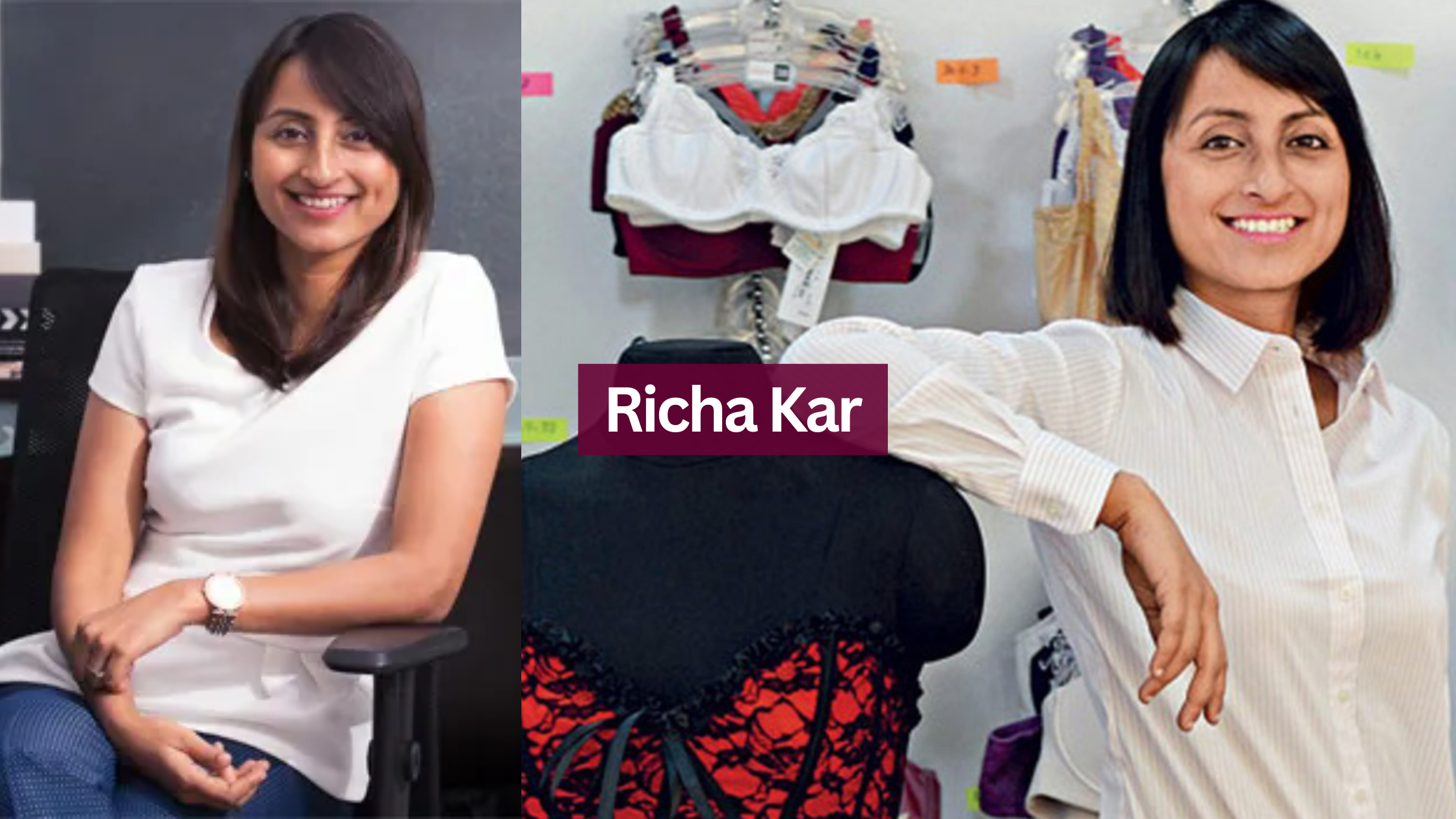 Woman entrepreneur Richa Kar who made Ladies Undergarments India's