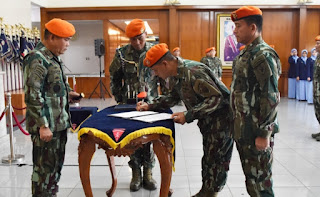 Komandan Kopasgat Pimpin  Acara Sertijab Asops Kopasgat  Dan Sahli Bidang Tekinfo Kopasgat