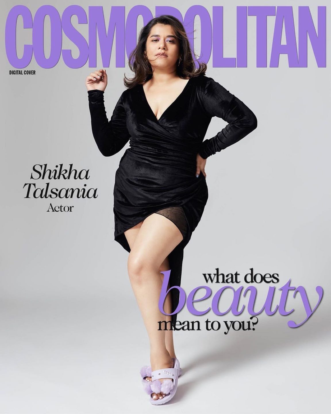 Shikha Talsania curvy body tight dress actress