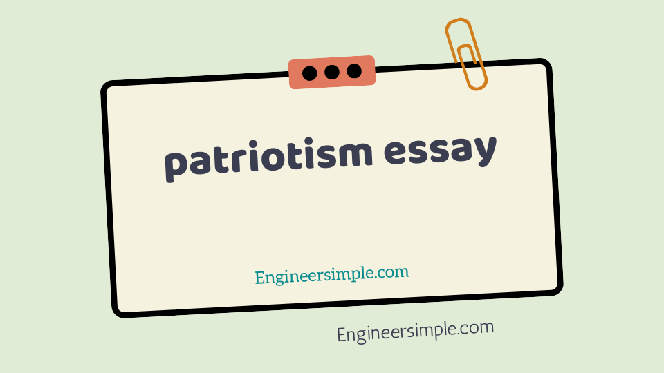 patriotism essay